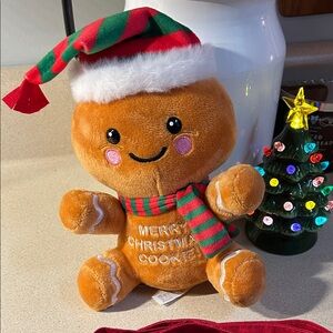 American Greetings Gingerbread Plush & Apron One Size Fits Most NWT